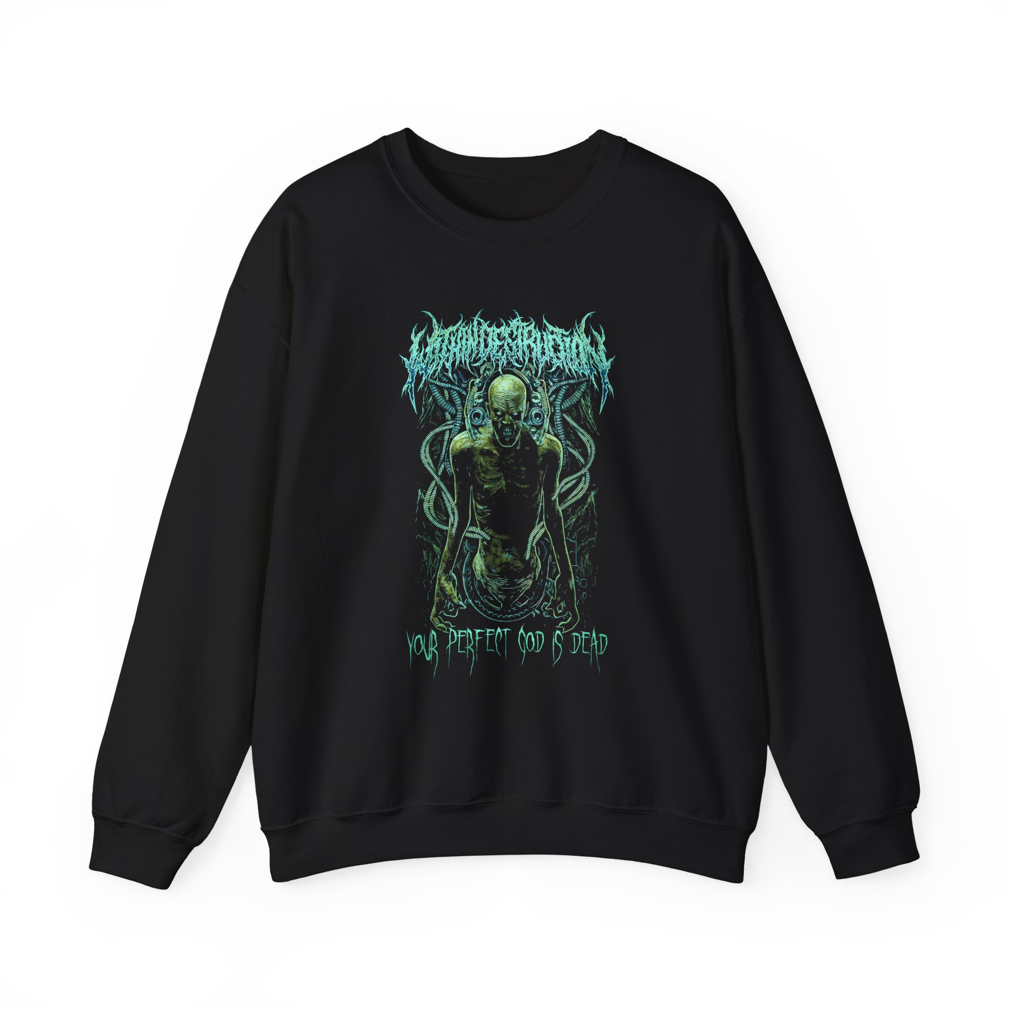 Within Destruction Your Perfect God Is Dead Unisex Heavy Blend Crewneck Sweatshirt