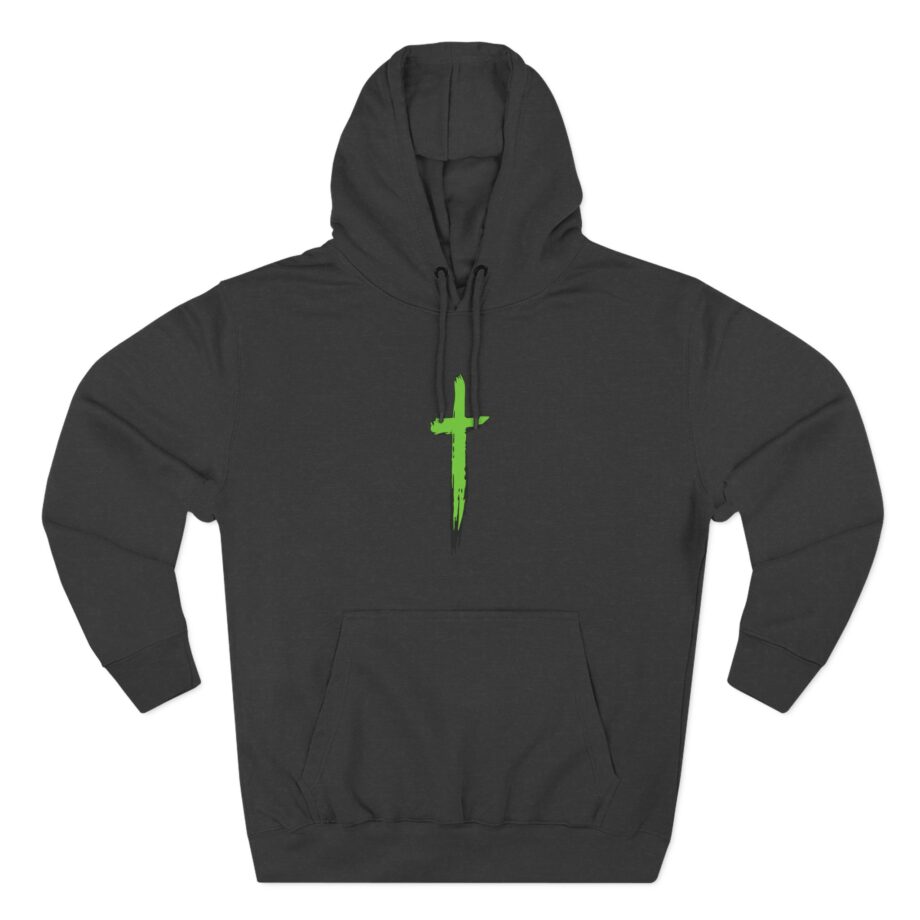 Saint Jhn Goth Festival Waffle Three-Panel Fleece Hoodie