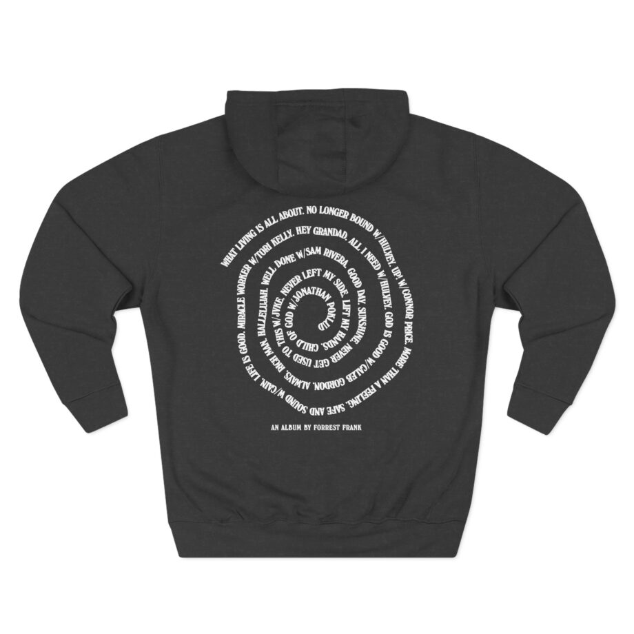 Forrest Frank Cog Spiral Three-Panel Fleece Hoodie