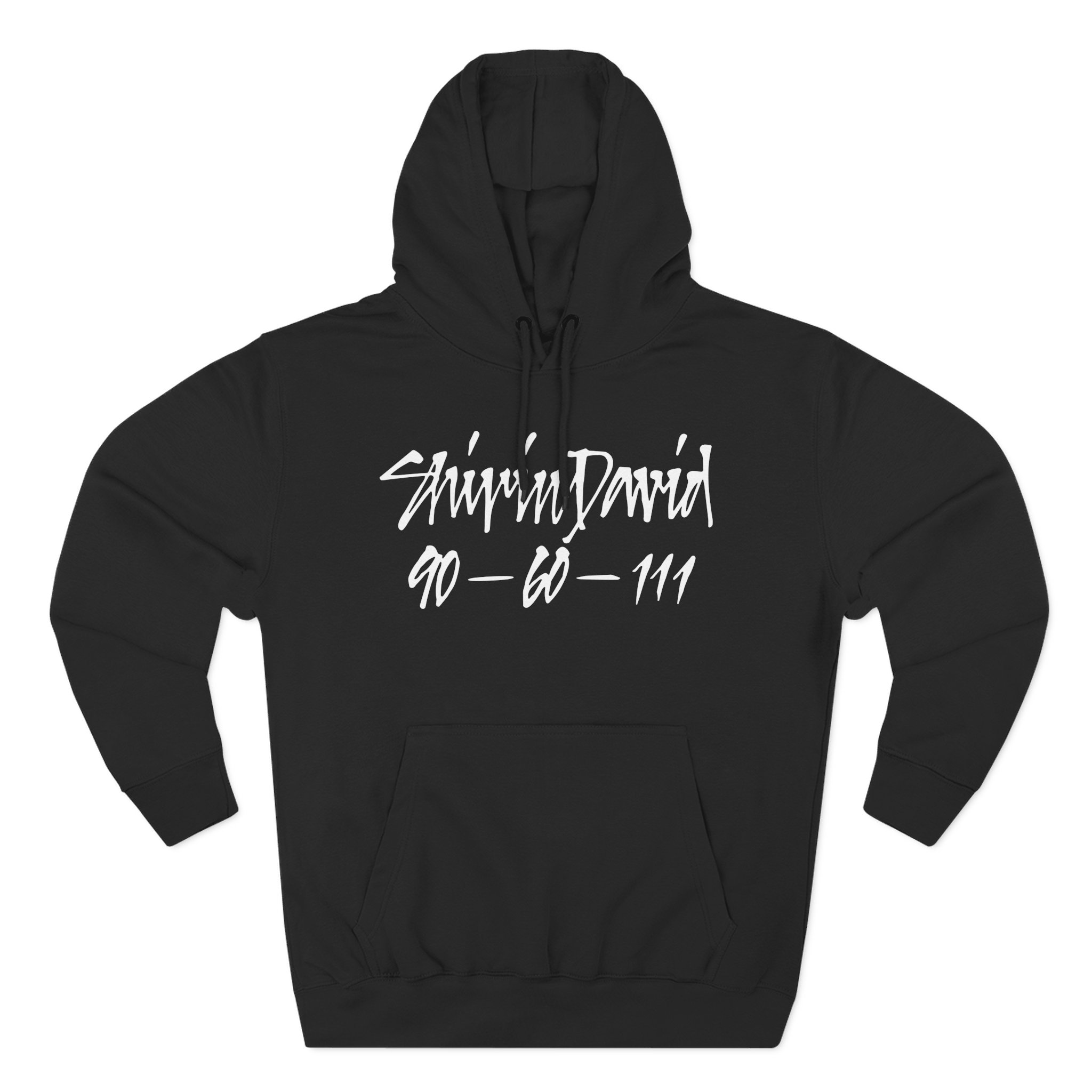 Shirin David 90-60-111 Text -  Three-Panel Fleece Hoodie