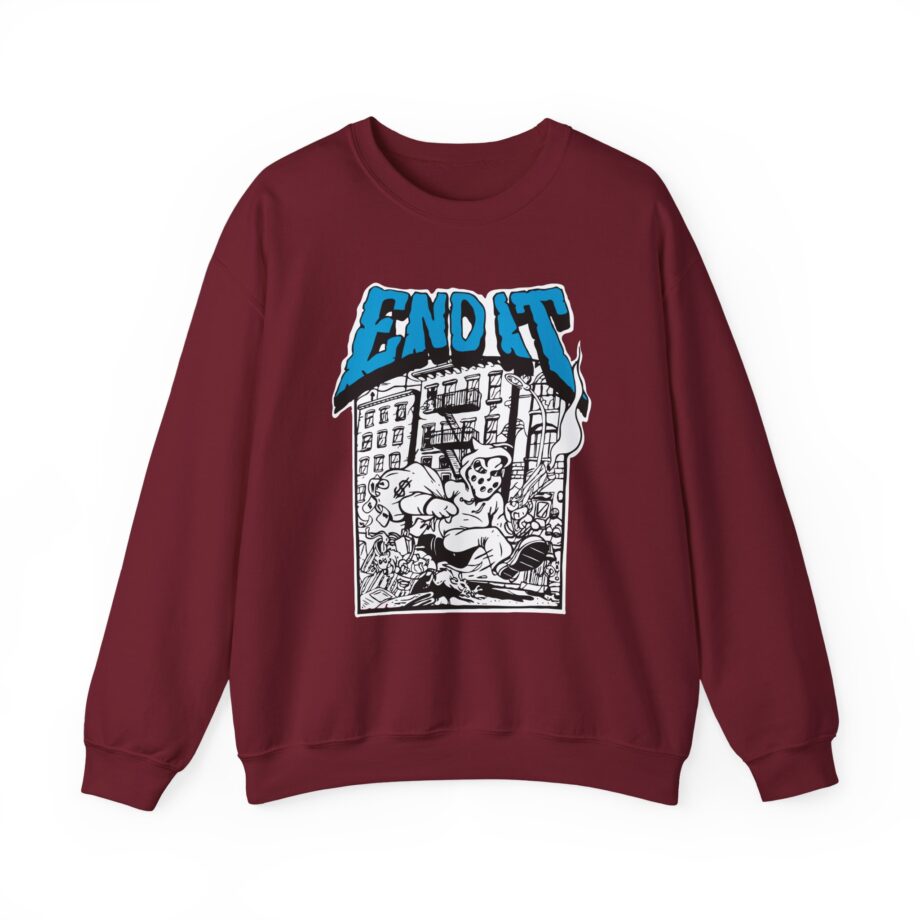 End It Unisex Heavy Blend Crewneck Sweatshirt