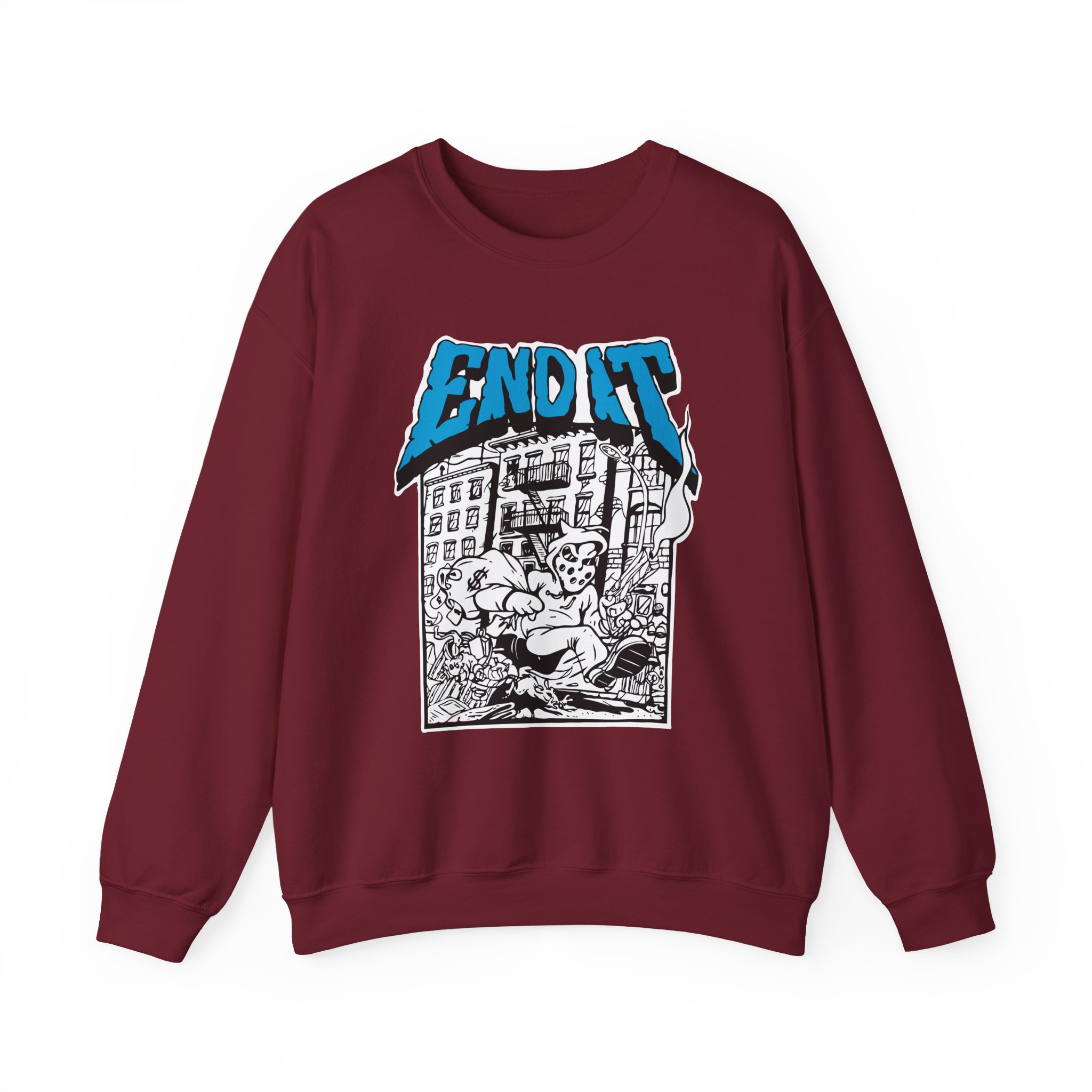 End It Unisex Heavy Blend Crewneck Sweatshirt