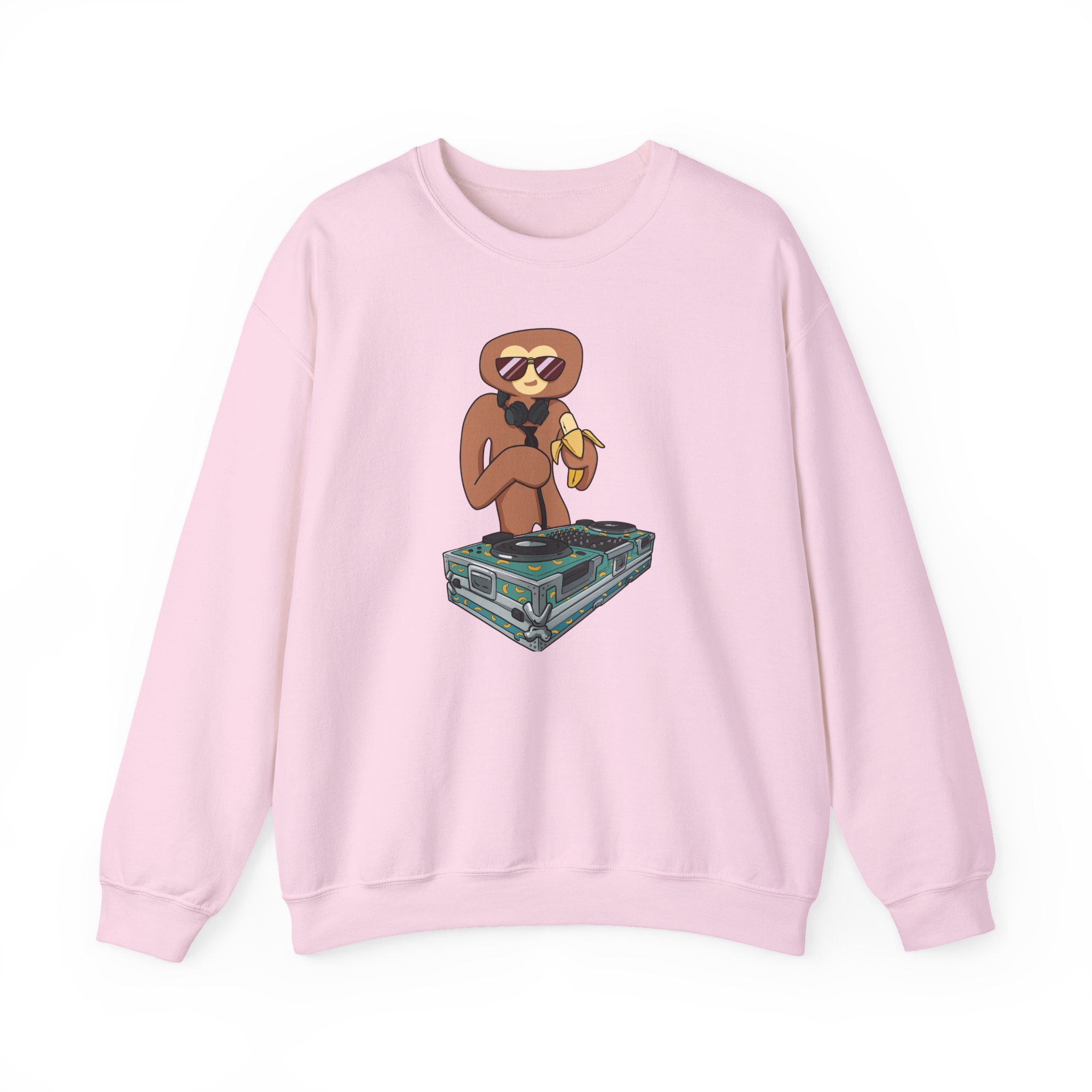 Spoonkid Dj Monke Unisex Heavy Blendâ„¢ Crewneck Sweatshirt