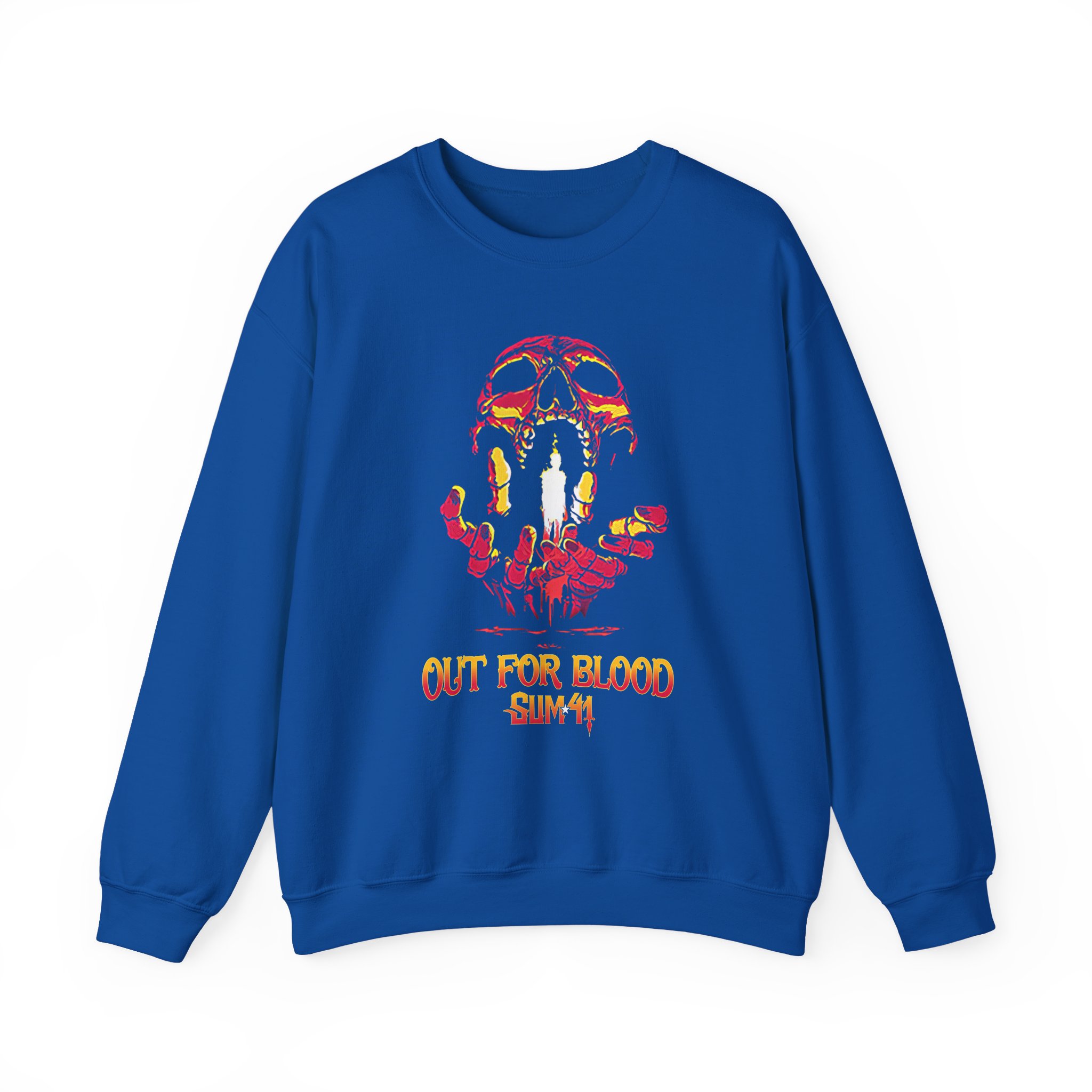 Sum 41 Out for Blood Unisex Heavy Blendâ„¢ Crewneck Sweatshirt