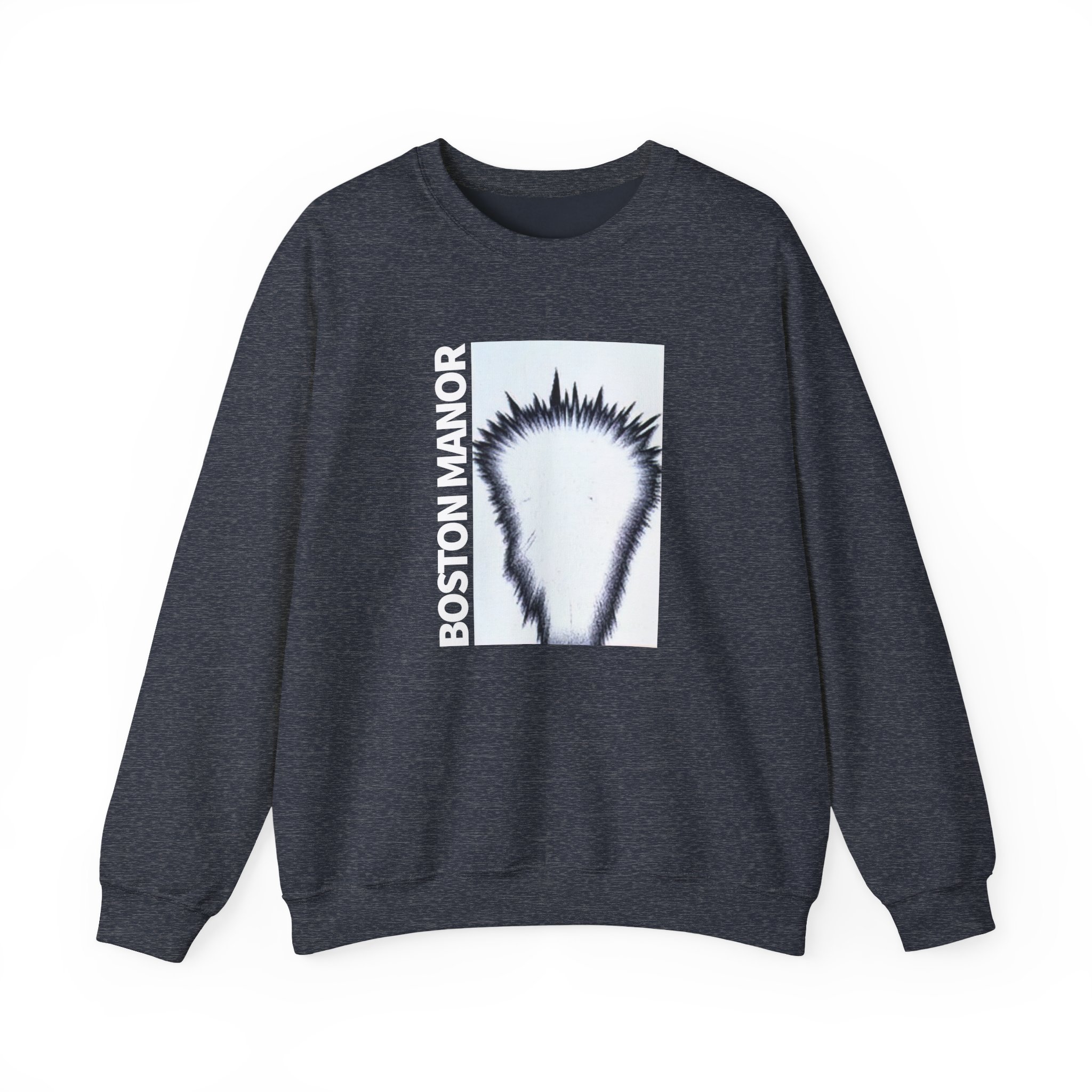 Boston Manor Flower Unisex Heavy Blendâ„¢ Crewneck Sweatshirt