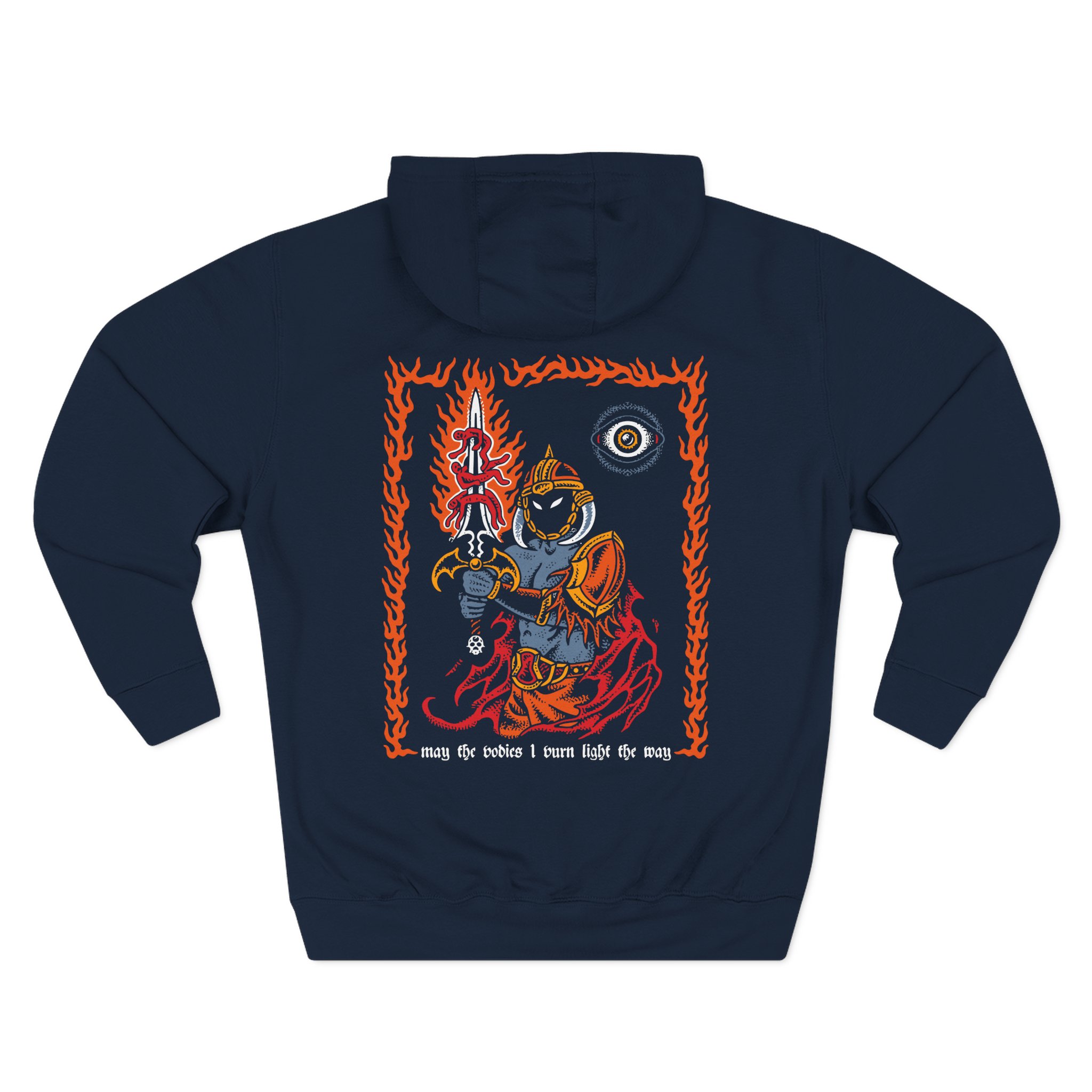 The Acacia Strain may the vodies 1 vurn light the way Three-Panel Fleece Hoodie