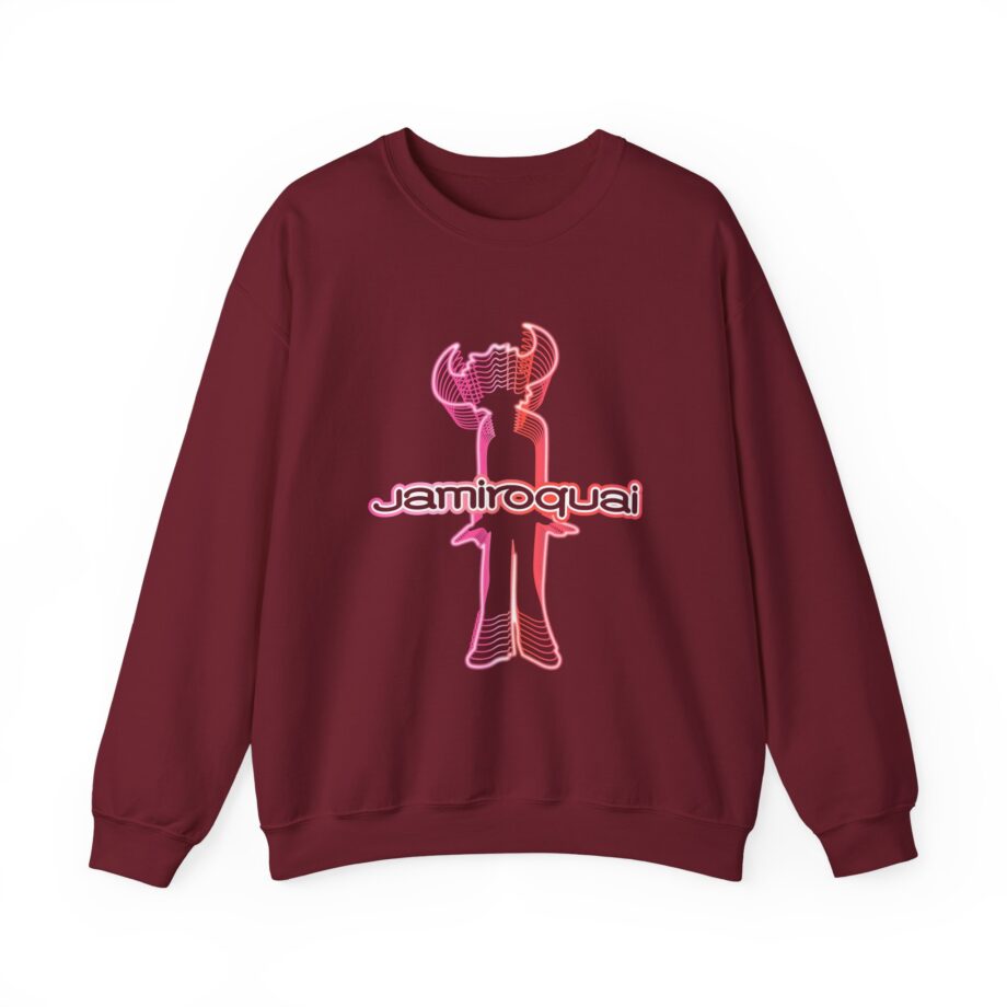 J Buffalo Man Neon Unisex Heavy Blend™ Crewneck Sweatshirt