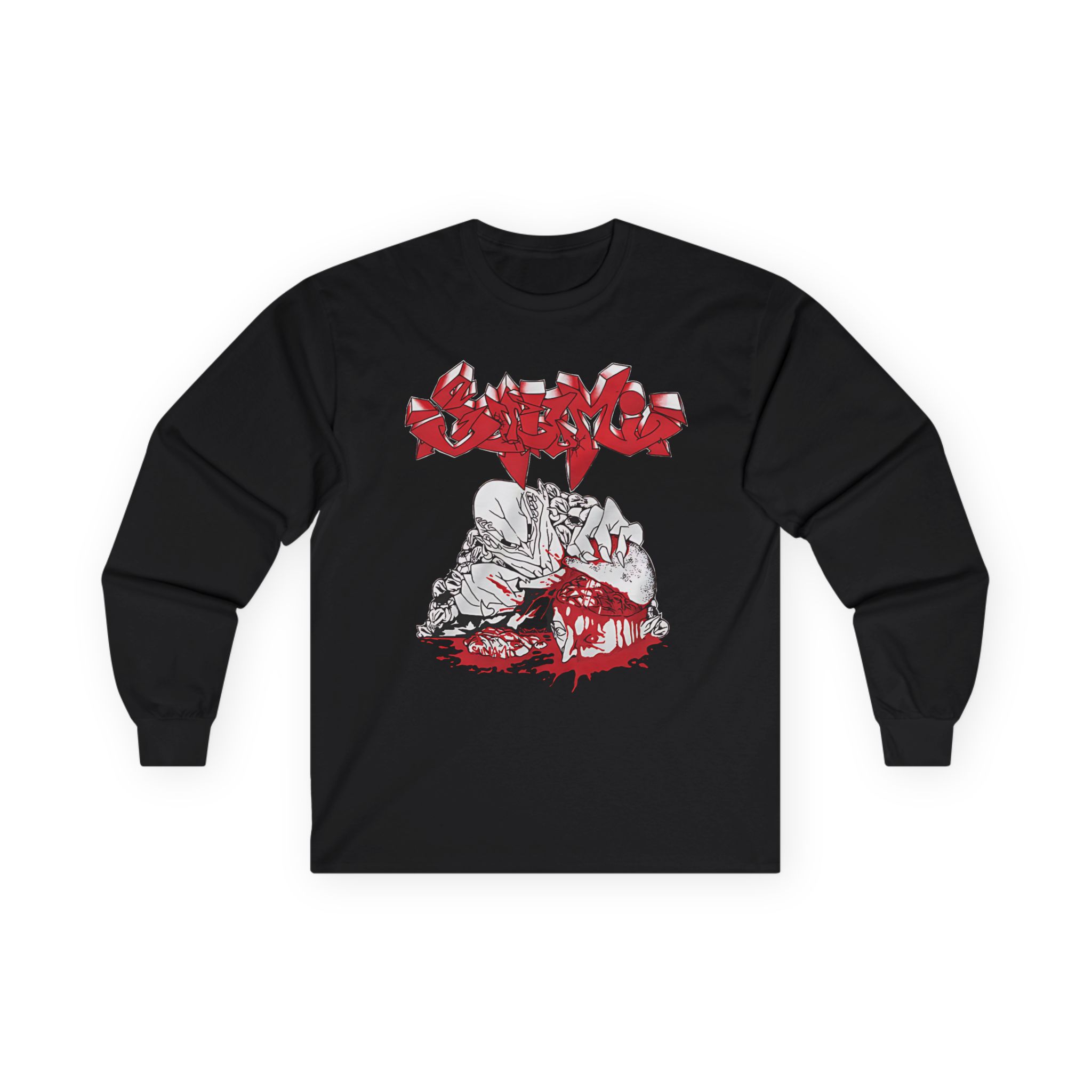 Sunami Head Split Unisex Ultra Cotton Long Sleeve Tee