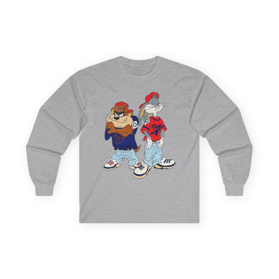 Vintage 90s Looney Tunes Bugs Taz Kris’s Kross Unisex Ultra Cotton Long Sleeve Tee