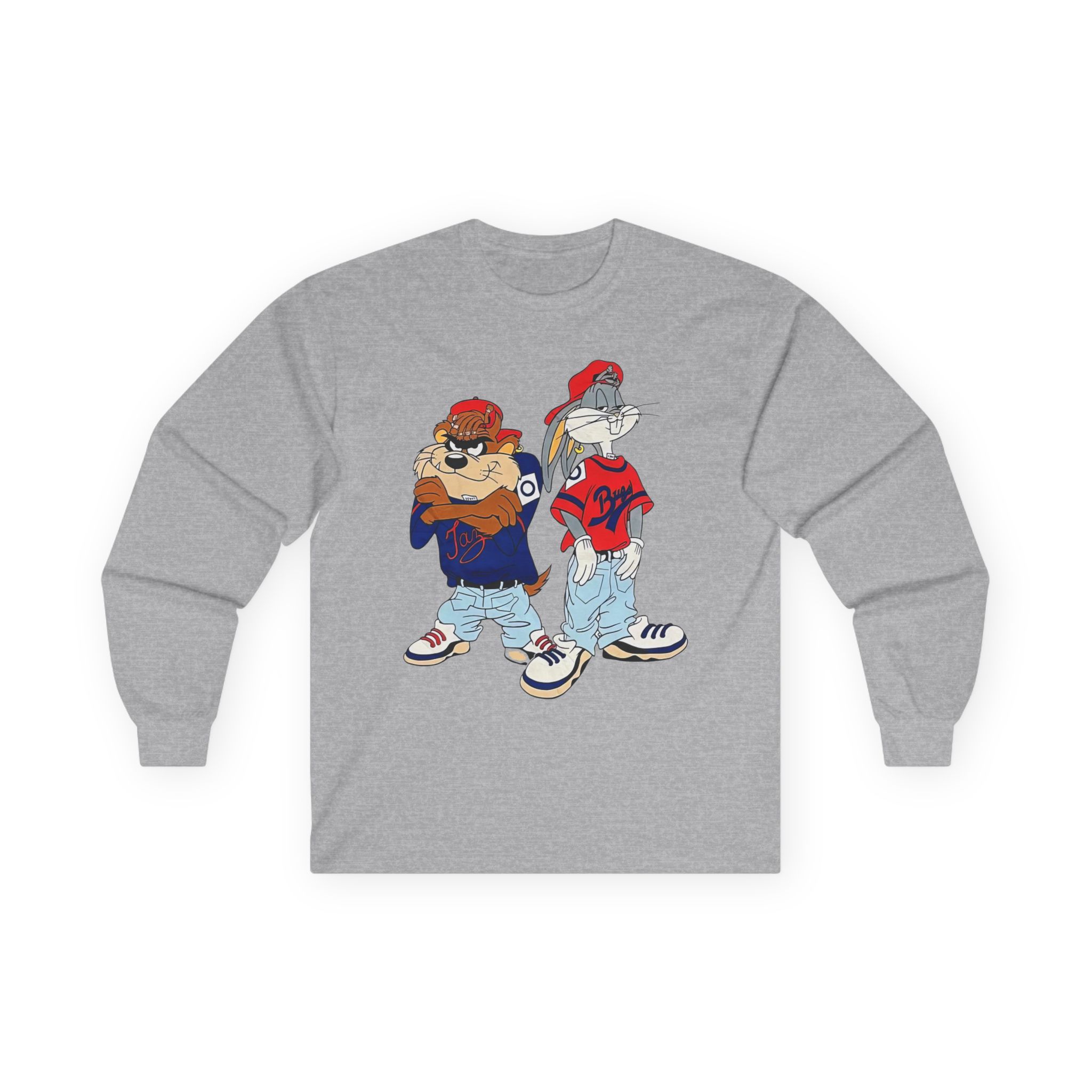 Vintage 90s Looney Tunes Bugs Taz Kris’s Kross Unisex Ultra Cotton Long Sleeve Tee