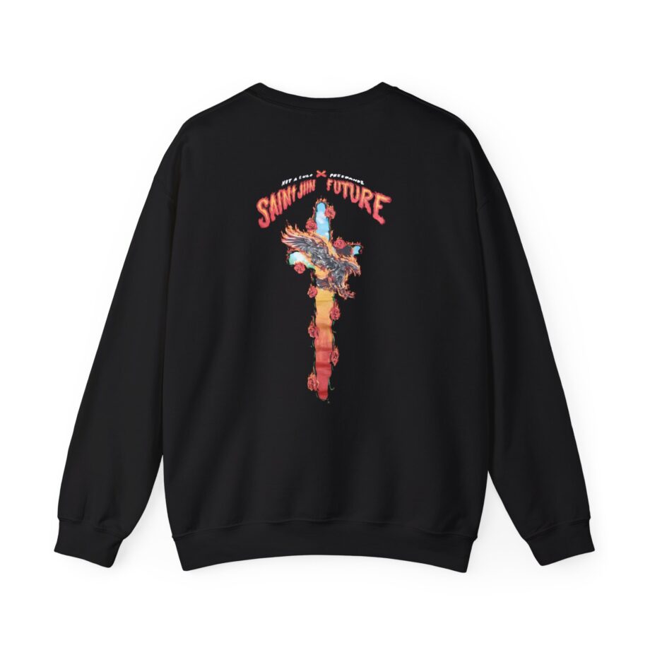 Saint Jhn Not a Cult X Freebandz Roses Unisex Heavy Blend™ Crewneck Sweatshirt