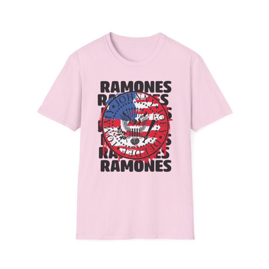 Ramones US Flag Unisex Softstyle T-Shirt