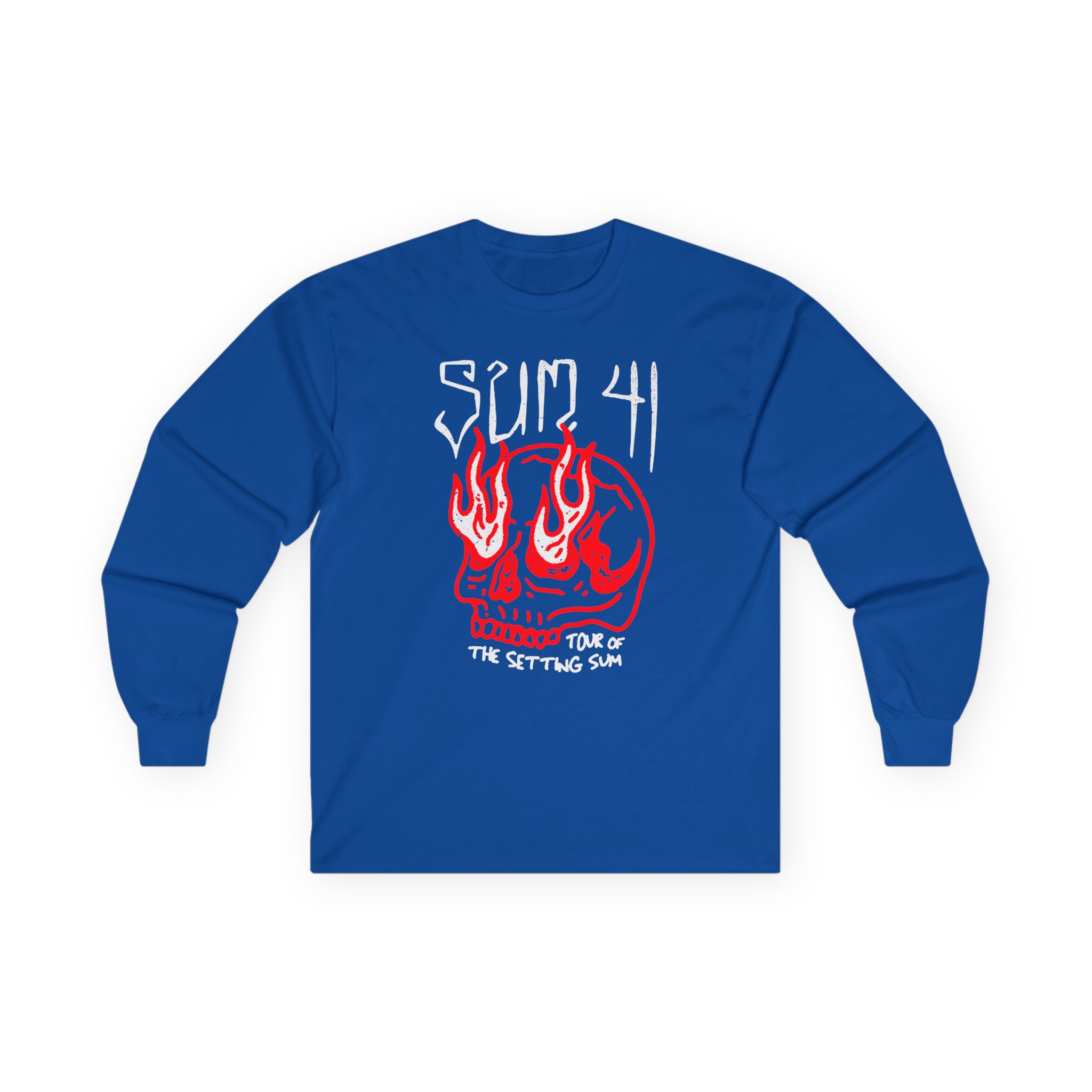Sum 41 Skull Sketch Tour Unisex Ultra Cotton Long Sleeve Tee