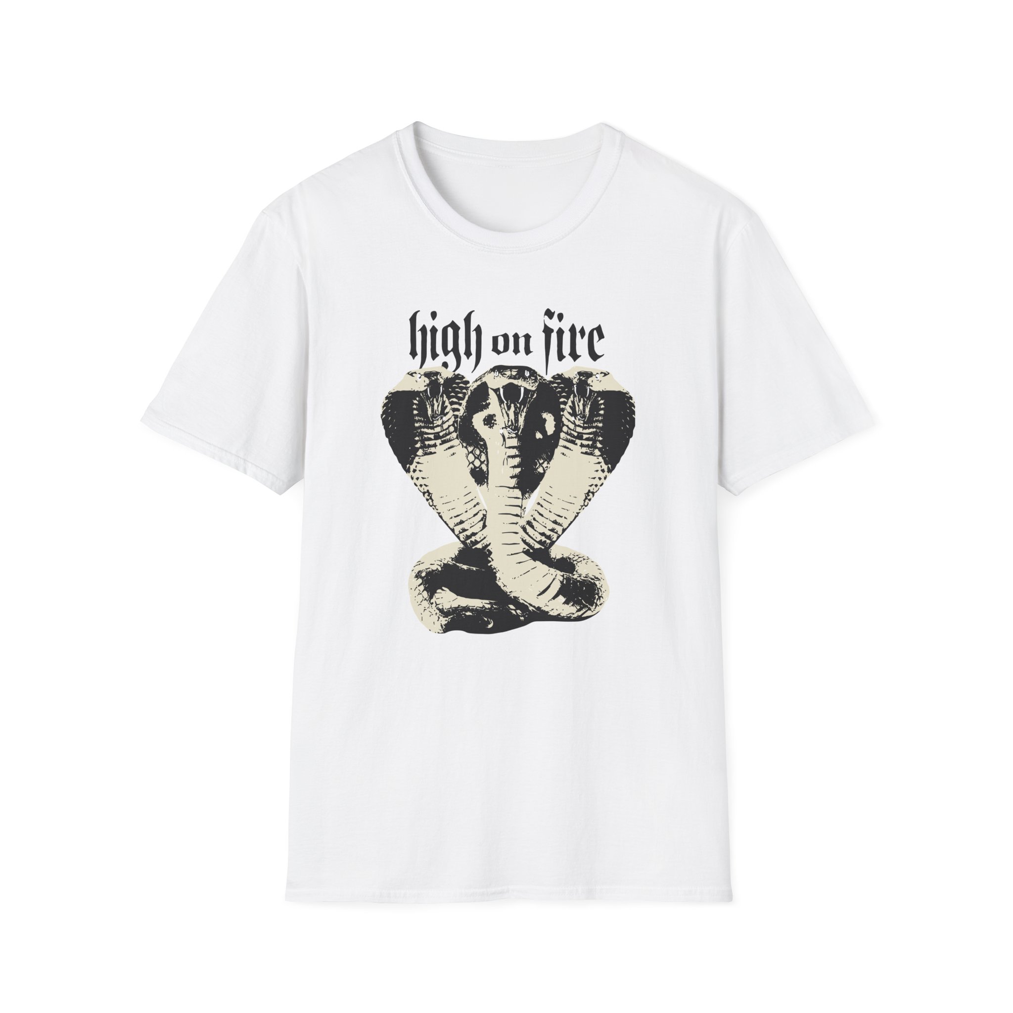 High on Fire Branca Snakes Unisex Softstyle T-Shirt