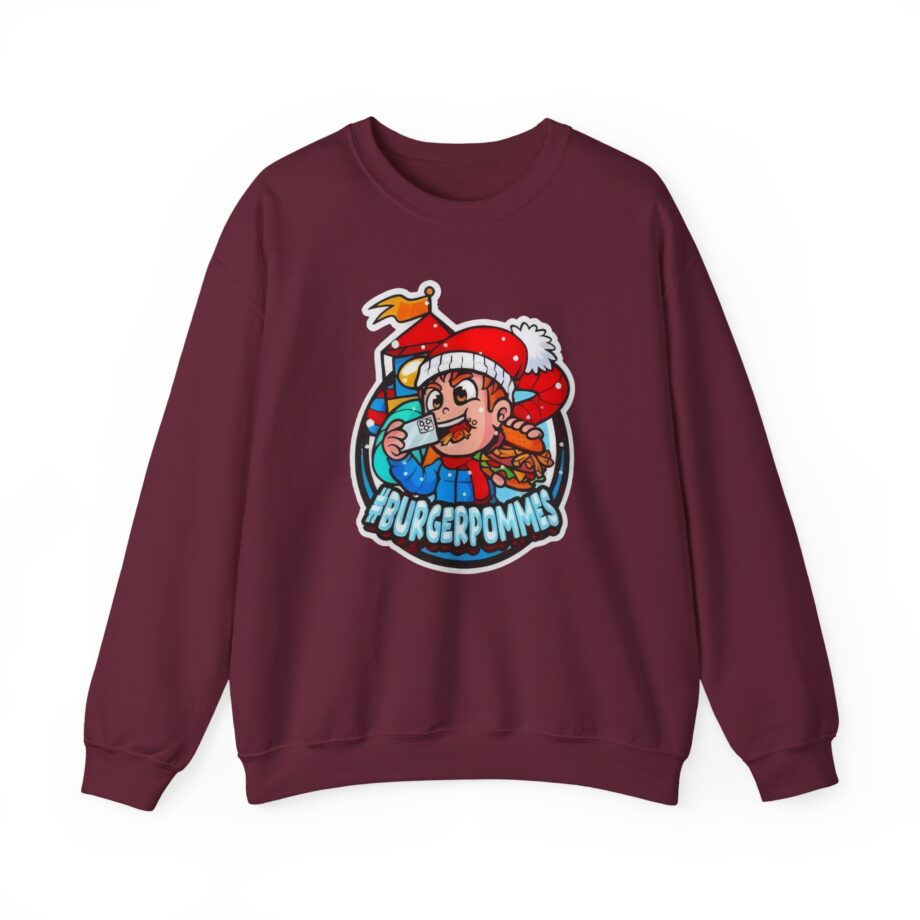Burger Pommes Unisex Heavy Blend™ Crewneck Sweatshirt