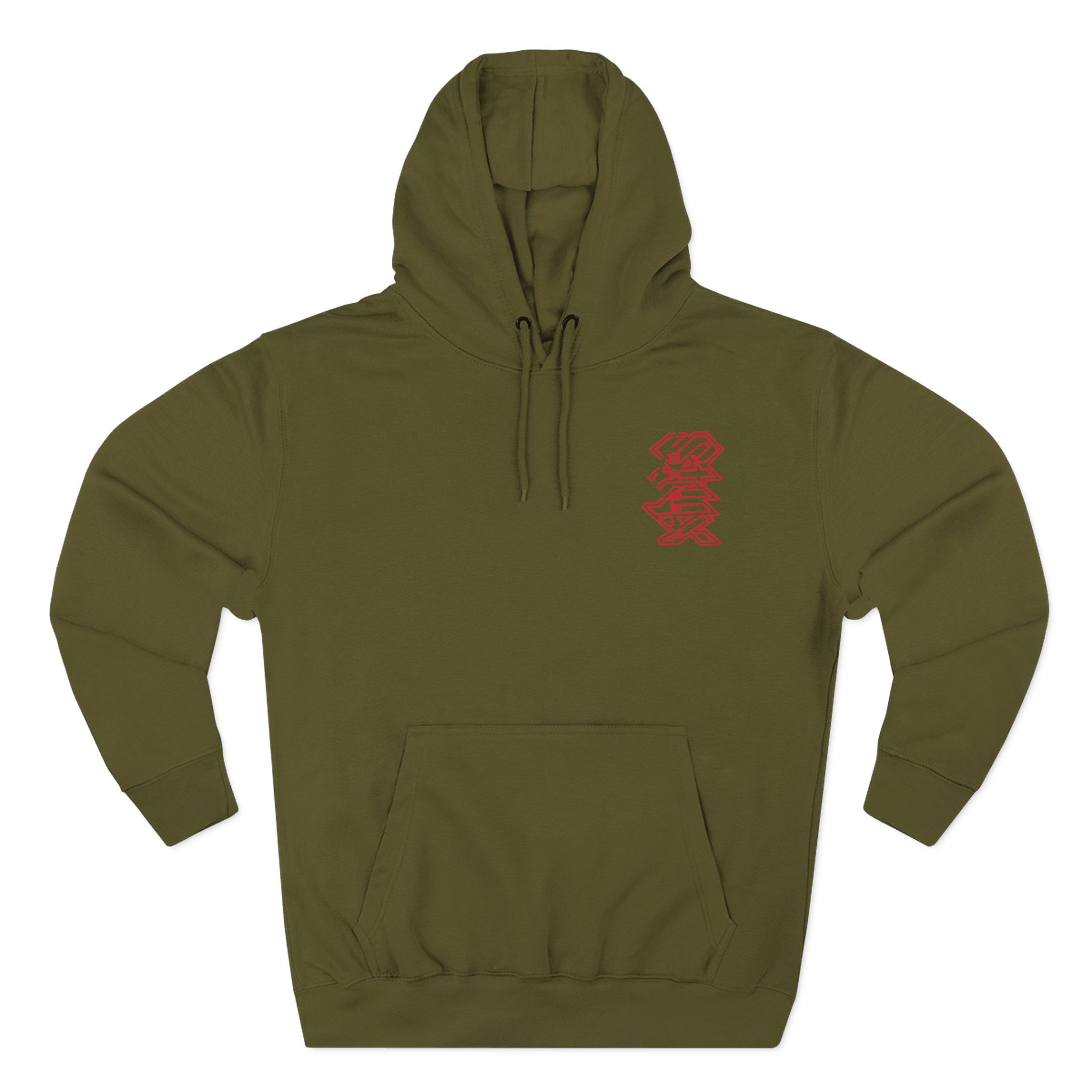 Styx Embroidered Logo Three-Panel Fleece Hoodie