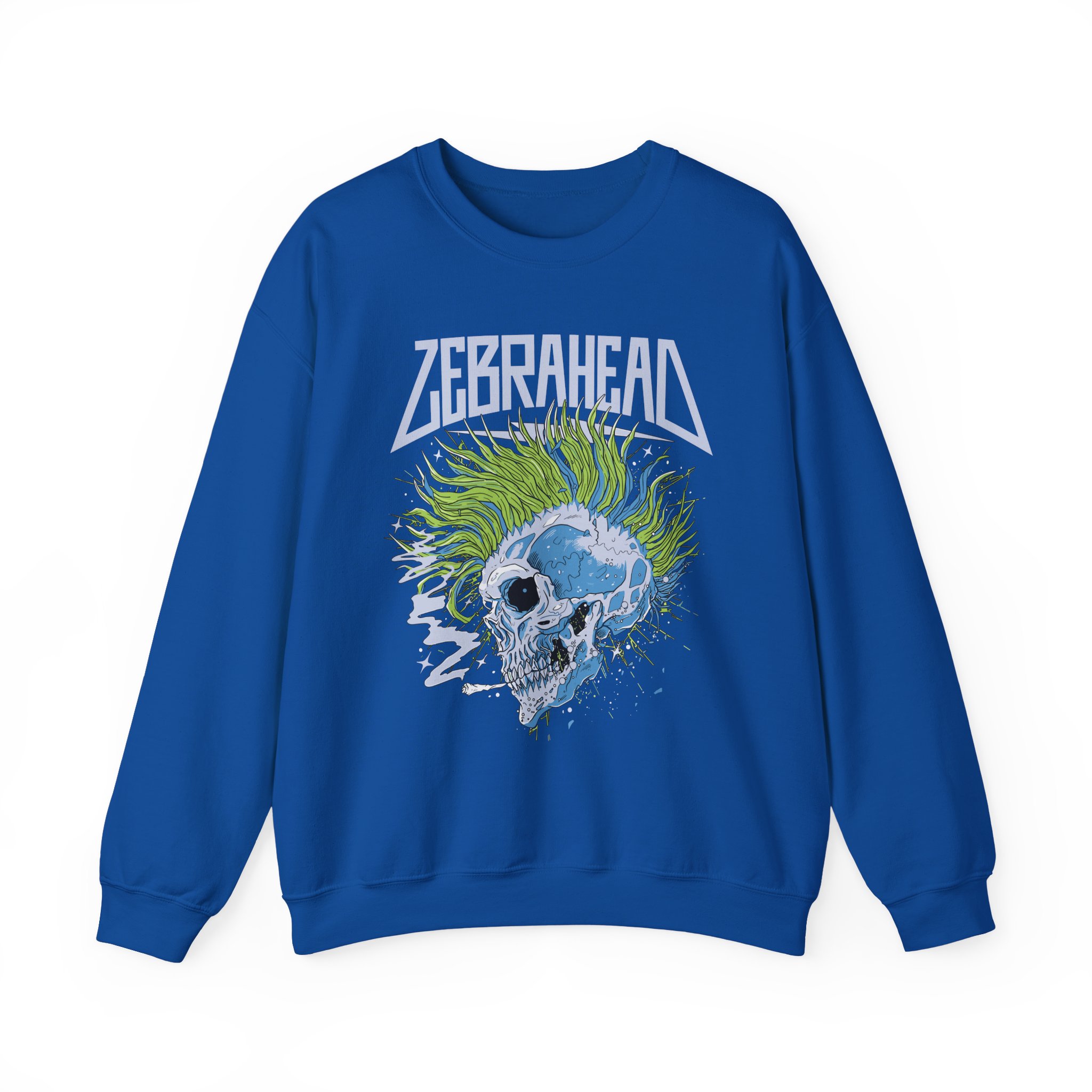 Zebrahead Skull Unisex Heavy Blendâ„¢ Crewneck Sweatshirt