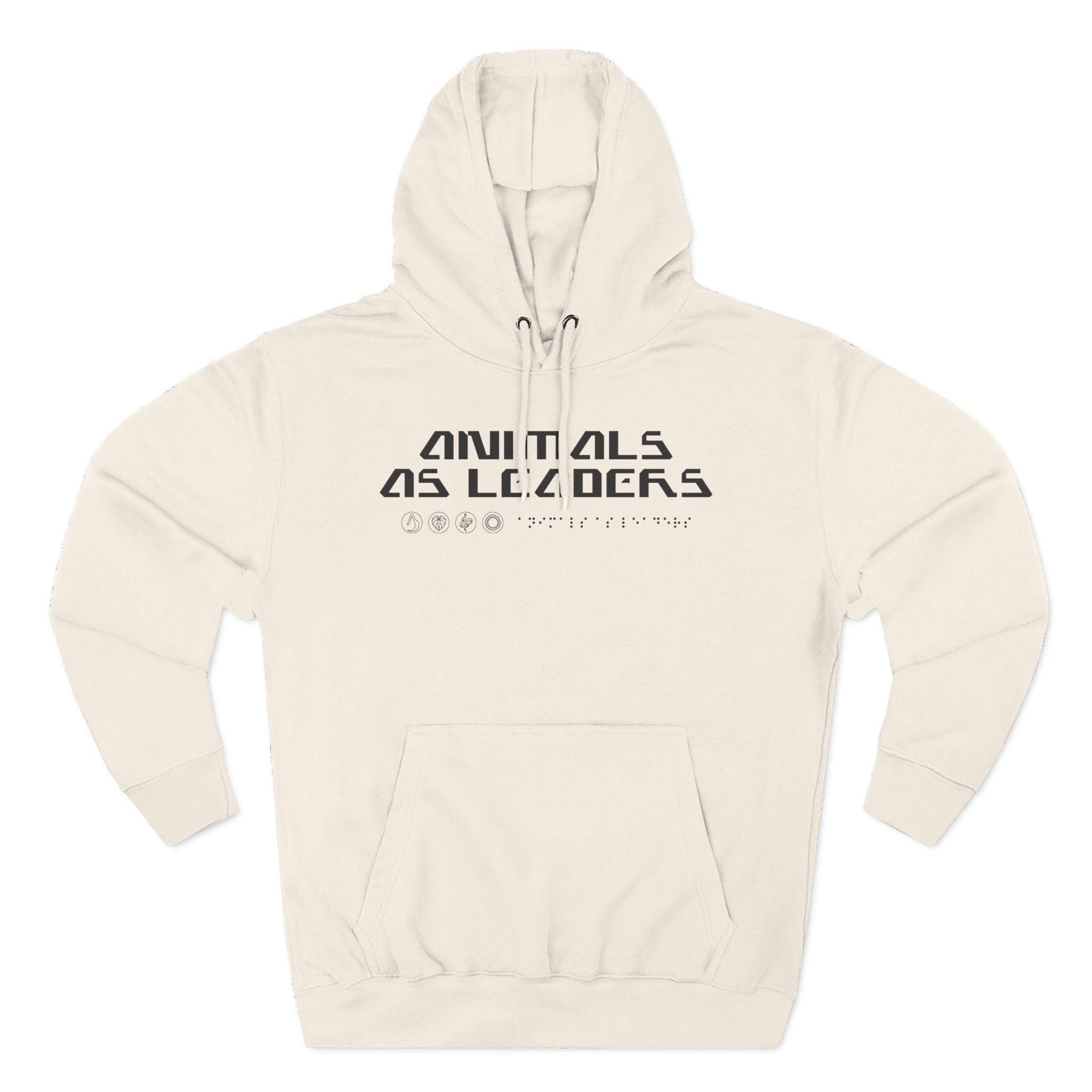 Animals as Leaders Basics Natural Three-Panel Fleece Hoodie