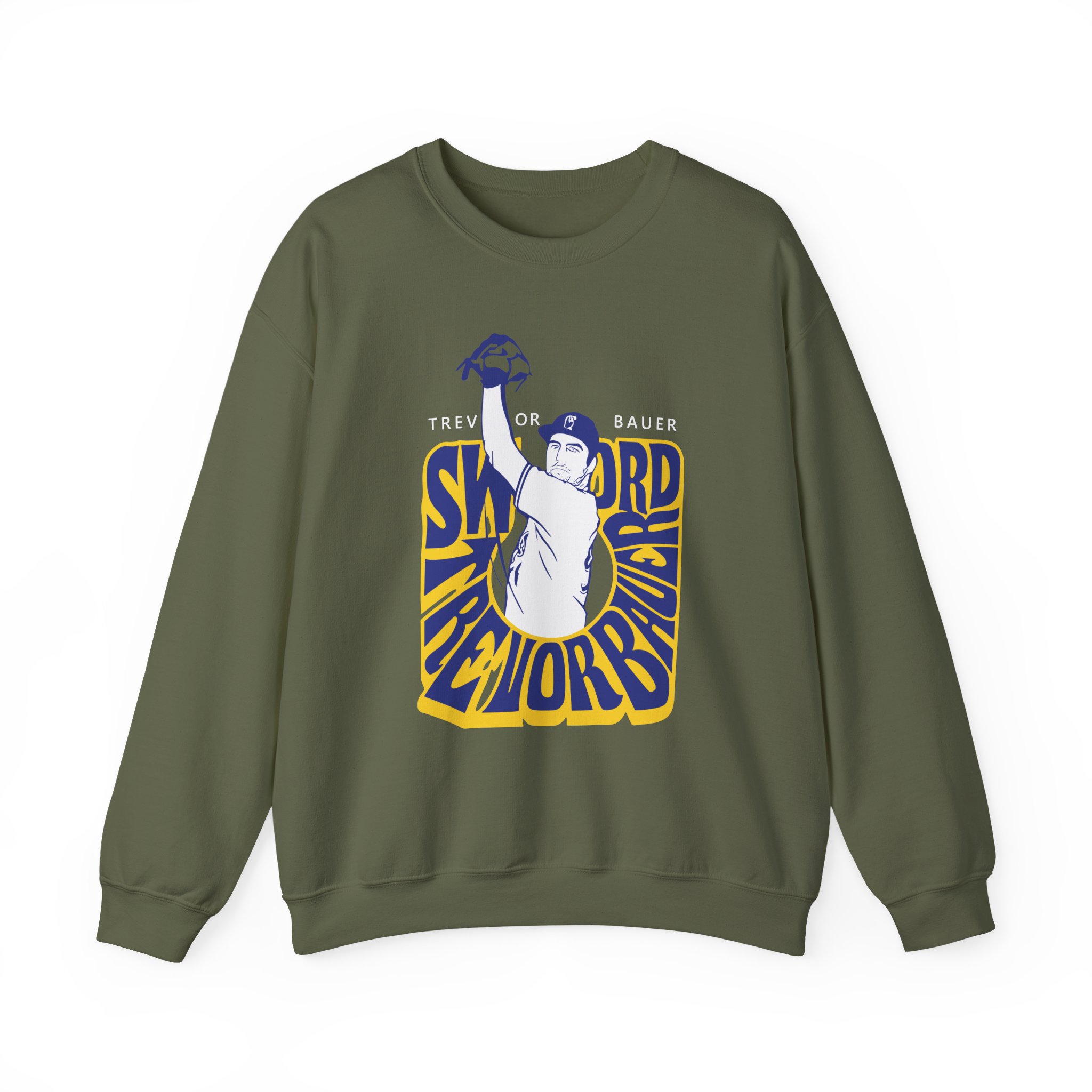 Trevor Bauer Unisex Heavy Blendâ„¢ Crewneck Sweatshirt