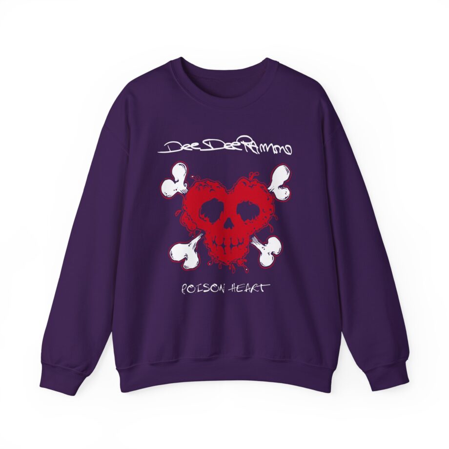 Ramones Distressed Poison Heart Unisex Heavy Blend™ Crewneck Sweatshirt