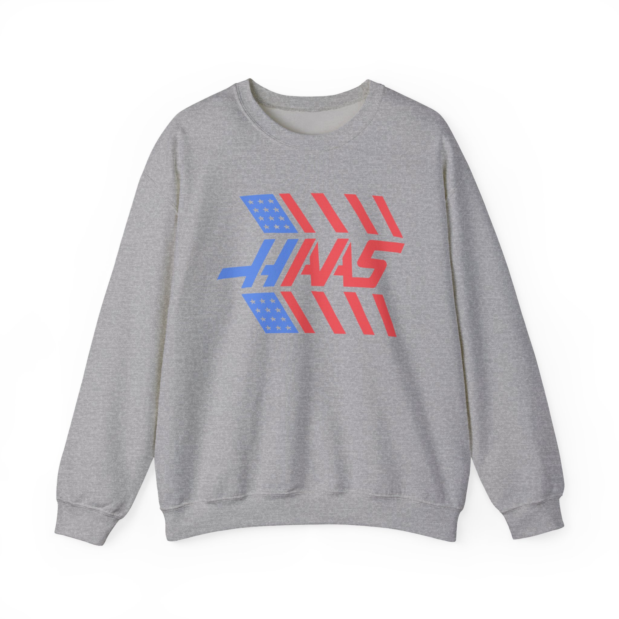 Haas F1 Stars and Stripes Unisex Heavy Blendâ„¢ Crewneck Sweatshirt