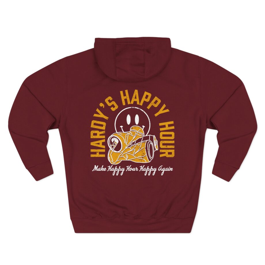 Hardy Happy Hour Three-Panel Fleece Hoodie