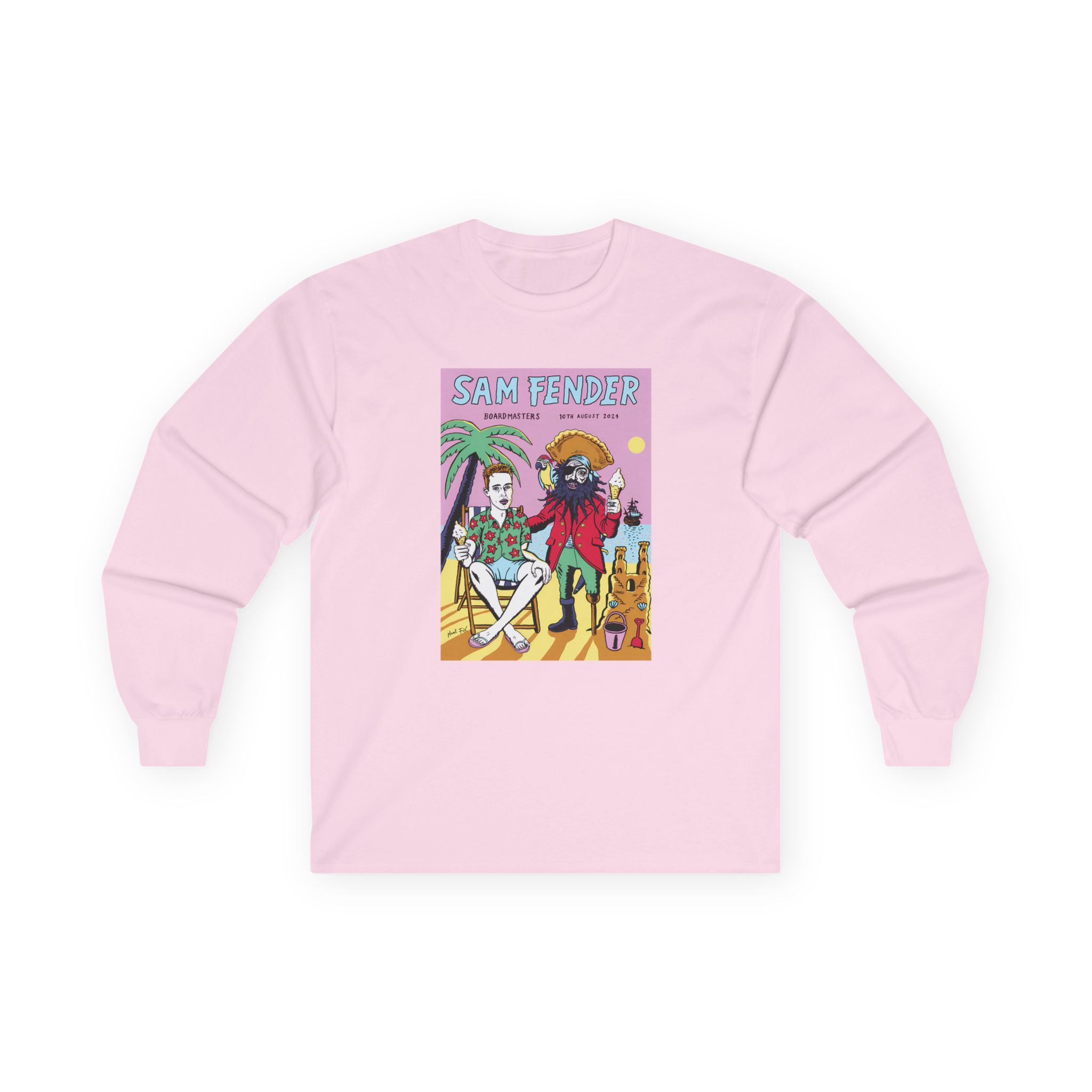 Sam Fender Beach Pirate Unisex Ultra Cotton Long Sleeve Tee