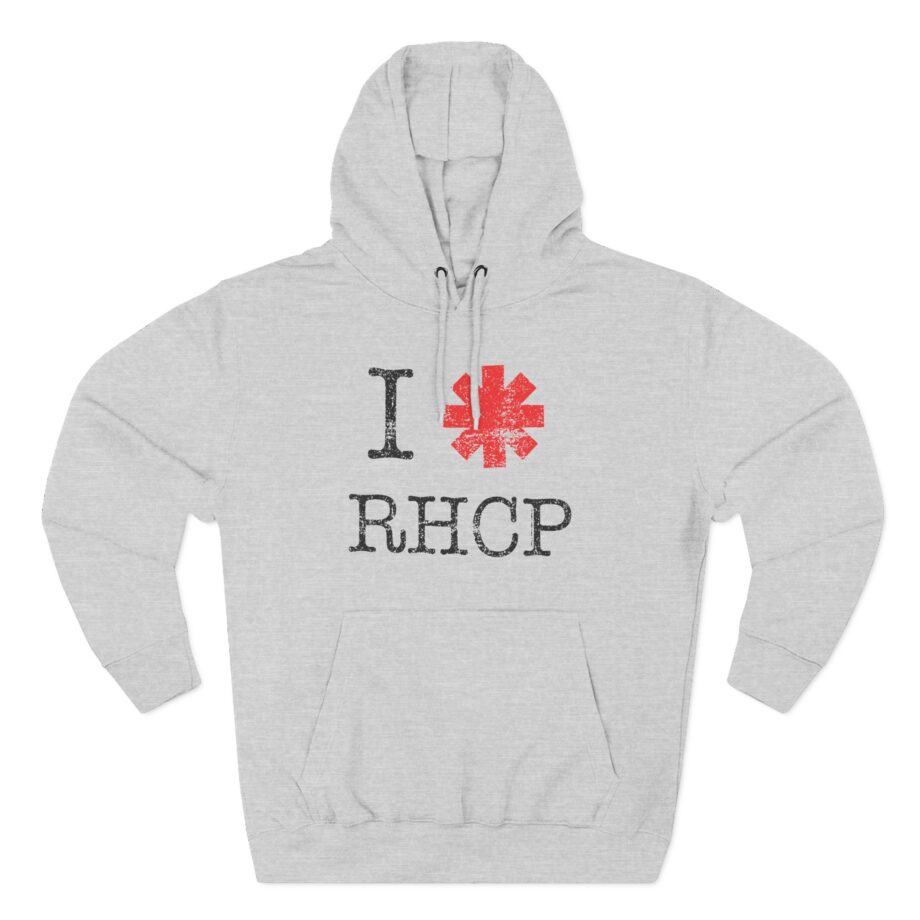 Red Hot Chili Peppers I Heart Rhcp Three-Panel Fleece Hoodie