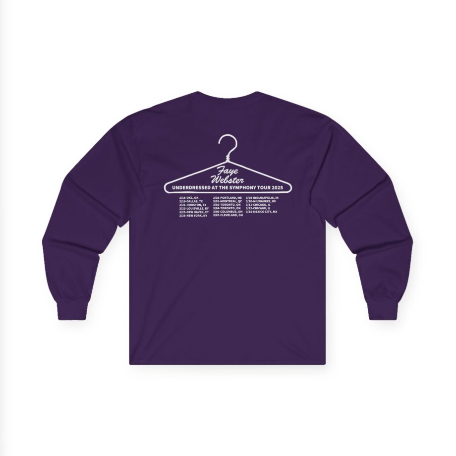 Faye Webster Underdressed at the Symphony 2025 Tour Unisex Ultra Cotton Long Sleeve Tee