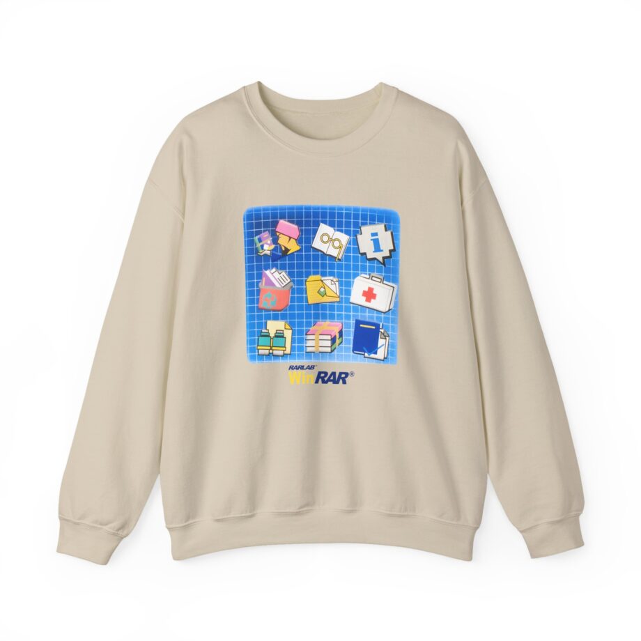 Winrar Software Update Unisex Heavy Blend™ Crewneck Sweatshirt