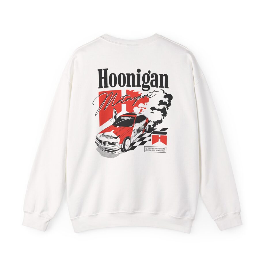 Ken Block Hoonigan Burnout Team  Unisex Heavy Blend™ Crewneck Sweatshirt