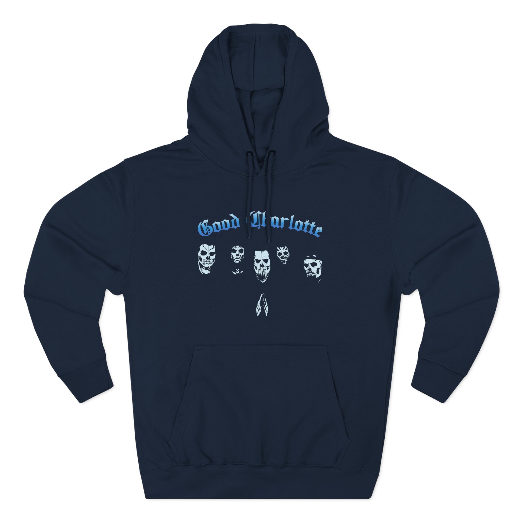 Skull Masks Glow In The Dark Three-Panel Fleece Hoodie