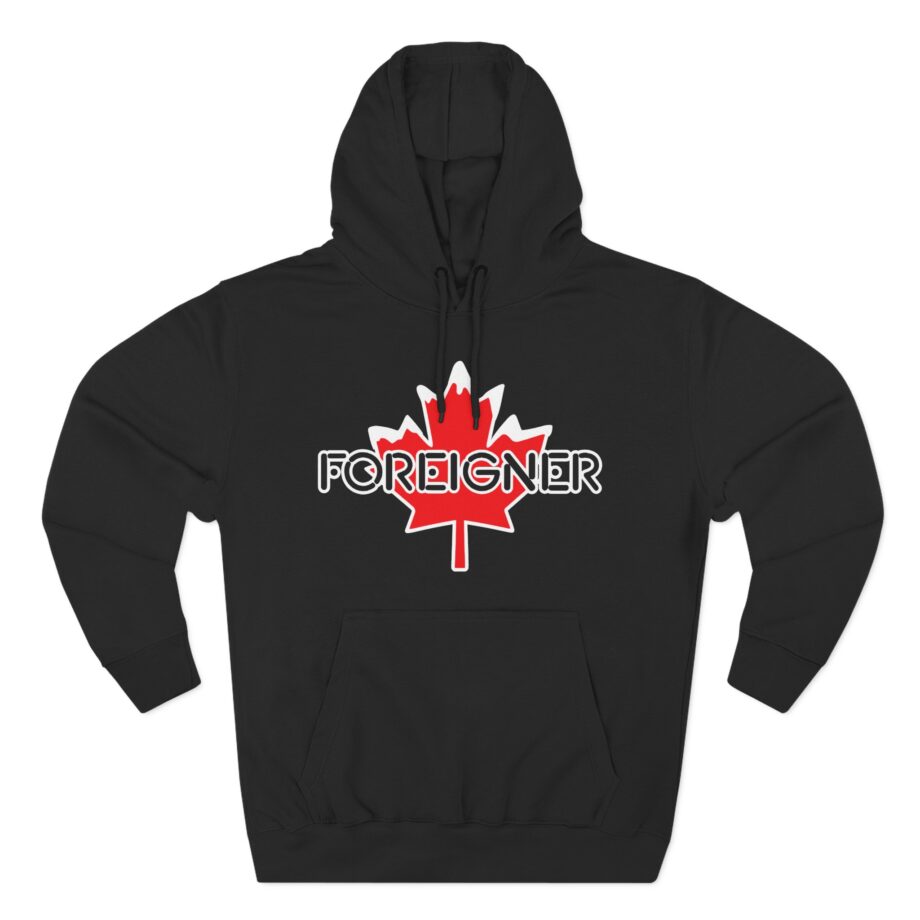 Foreigner Signed Three-Panel Fleece Hoodie