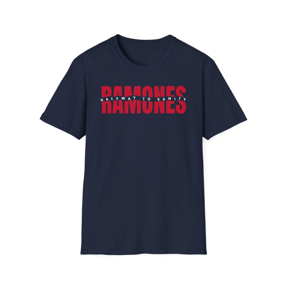Ramones Halfway To Sanity Unisex Softstyle T-Shirt