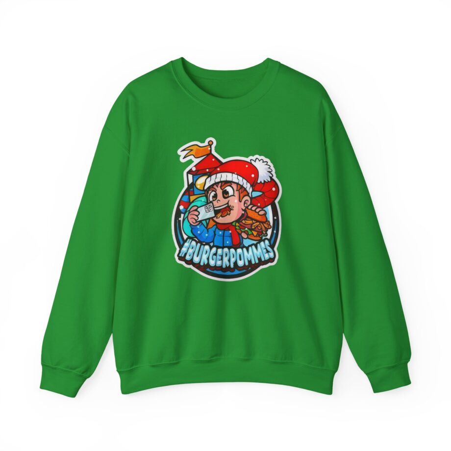 Burger Pommes Unisex Heavy Blend™ Crewneck Sweatshirt
