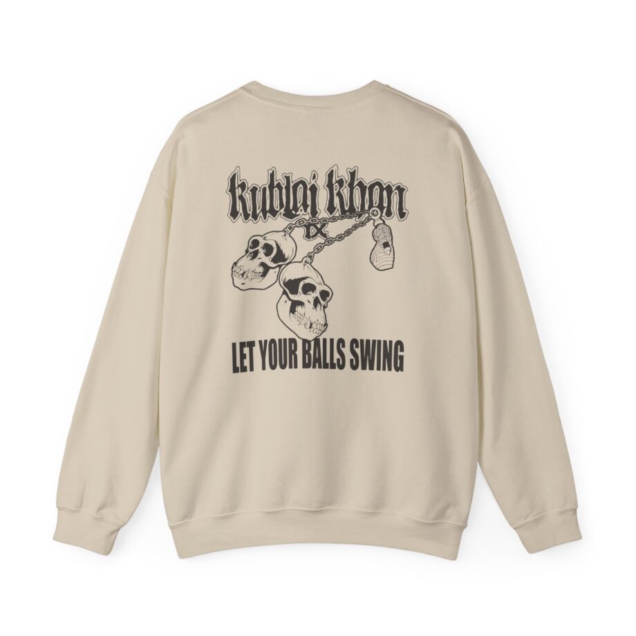 Kublai Khan - Let Your Balls Swing Unisex Heavy Blend™ Crewneck Sweatshirt