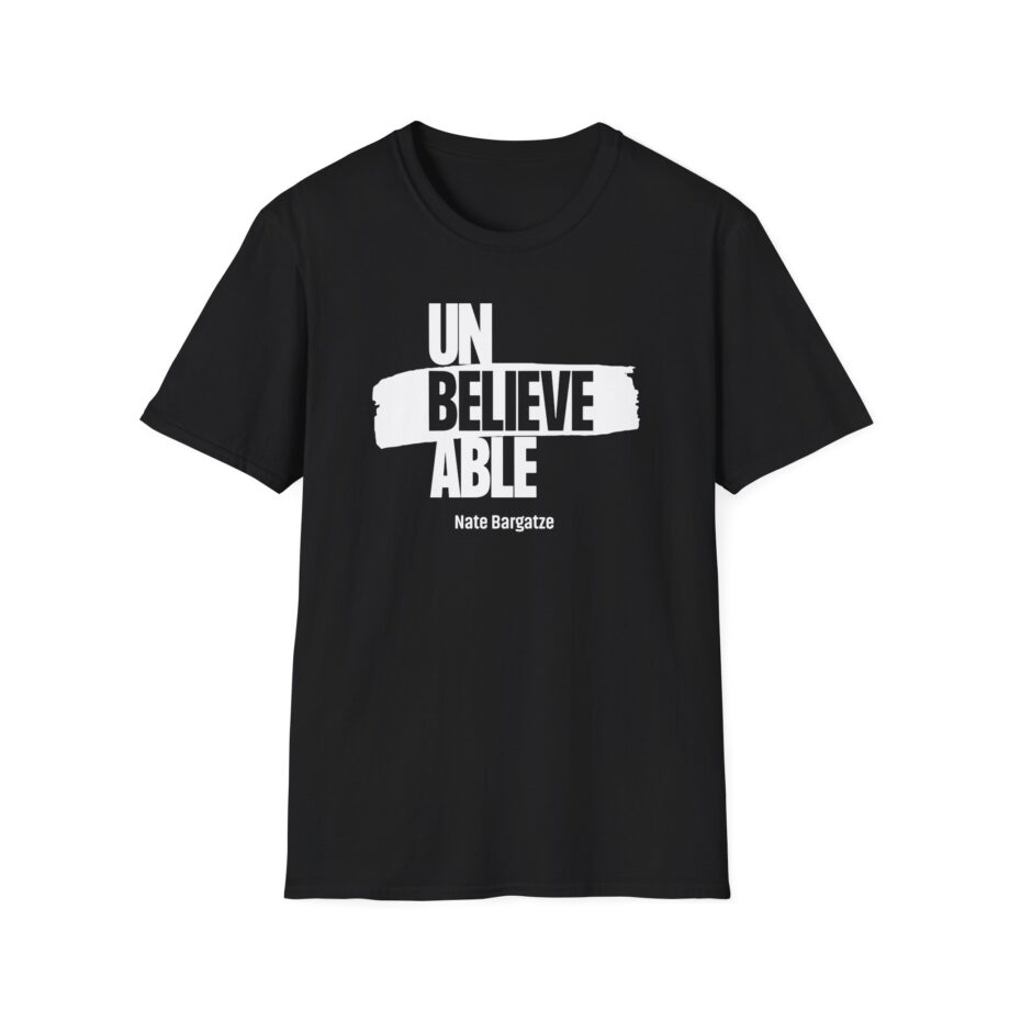 Nate Bargatze - Unbelievable Unisex Softstyle T-Shirt