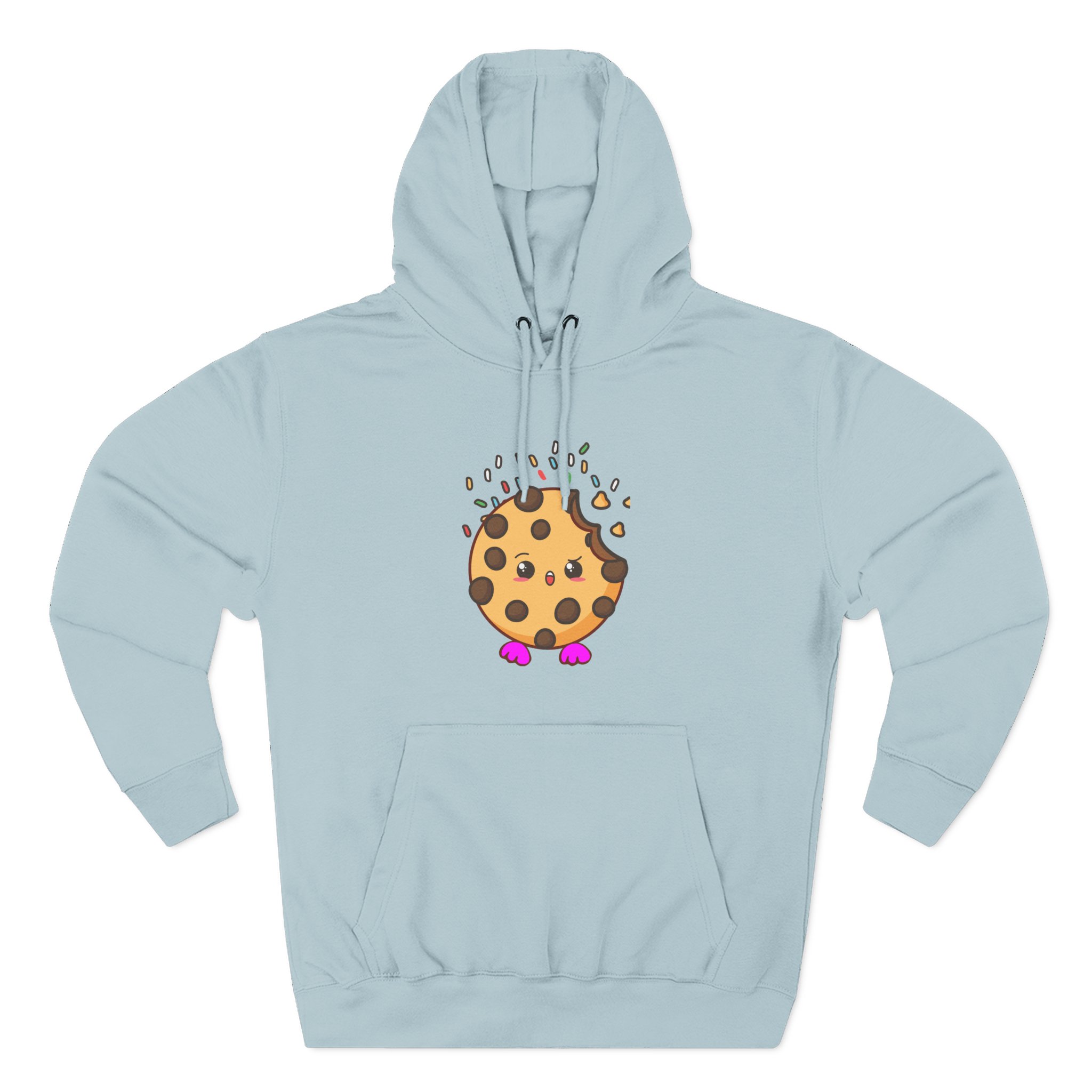 Cookieswirlc Three-Panel Fleece Hoodie