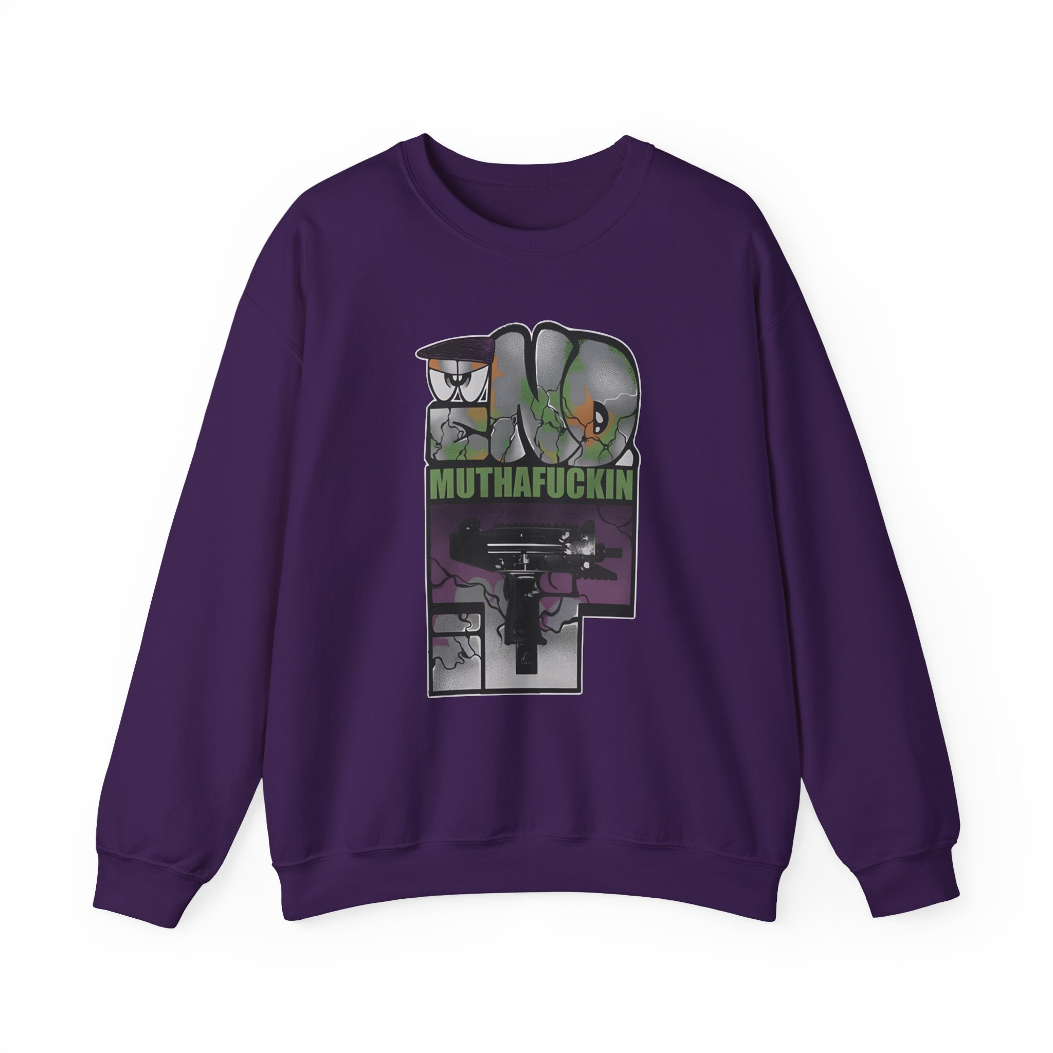 End It Muthafuckin Unisex Heavy Blend Crewneck Sweatshirt