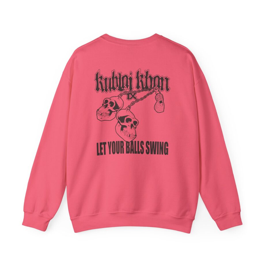 Kublai Khan - Let Your Balls Swing Unisex Heavy Blend™ Crewneck Sweatshirt
