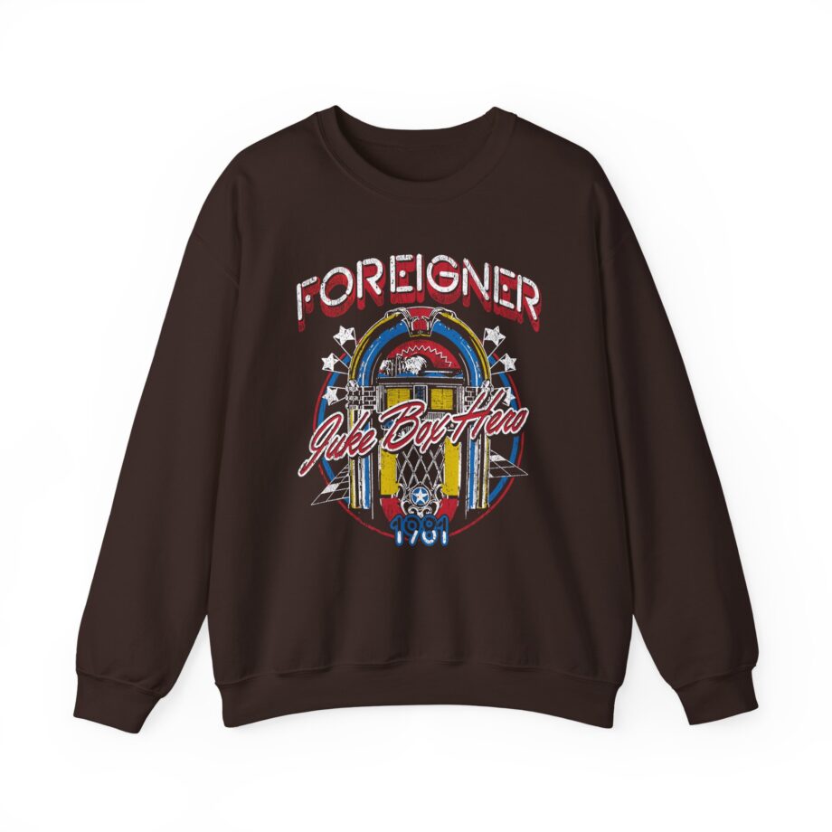 Foreigner Juke Box Hero Unisex Heavy Blend™ Crewneck Sweatshirt