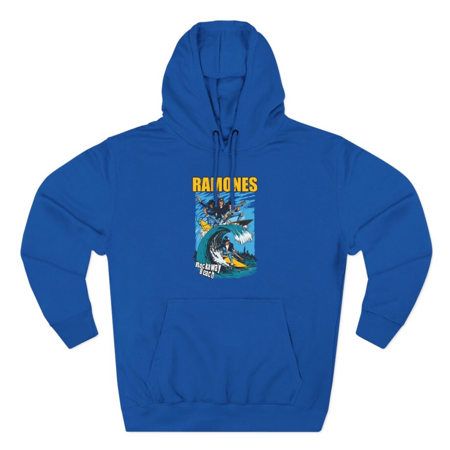 Ramones Rockaway Beach Three-Panel Fleece Hoodie