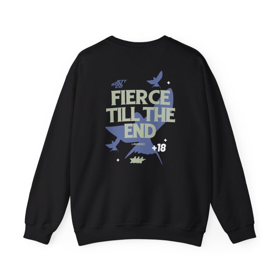 Jett Lawrenc Fierce Till the End Unisex Heavy Blend™ Crewneck Sweatshirt
