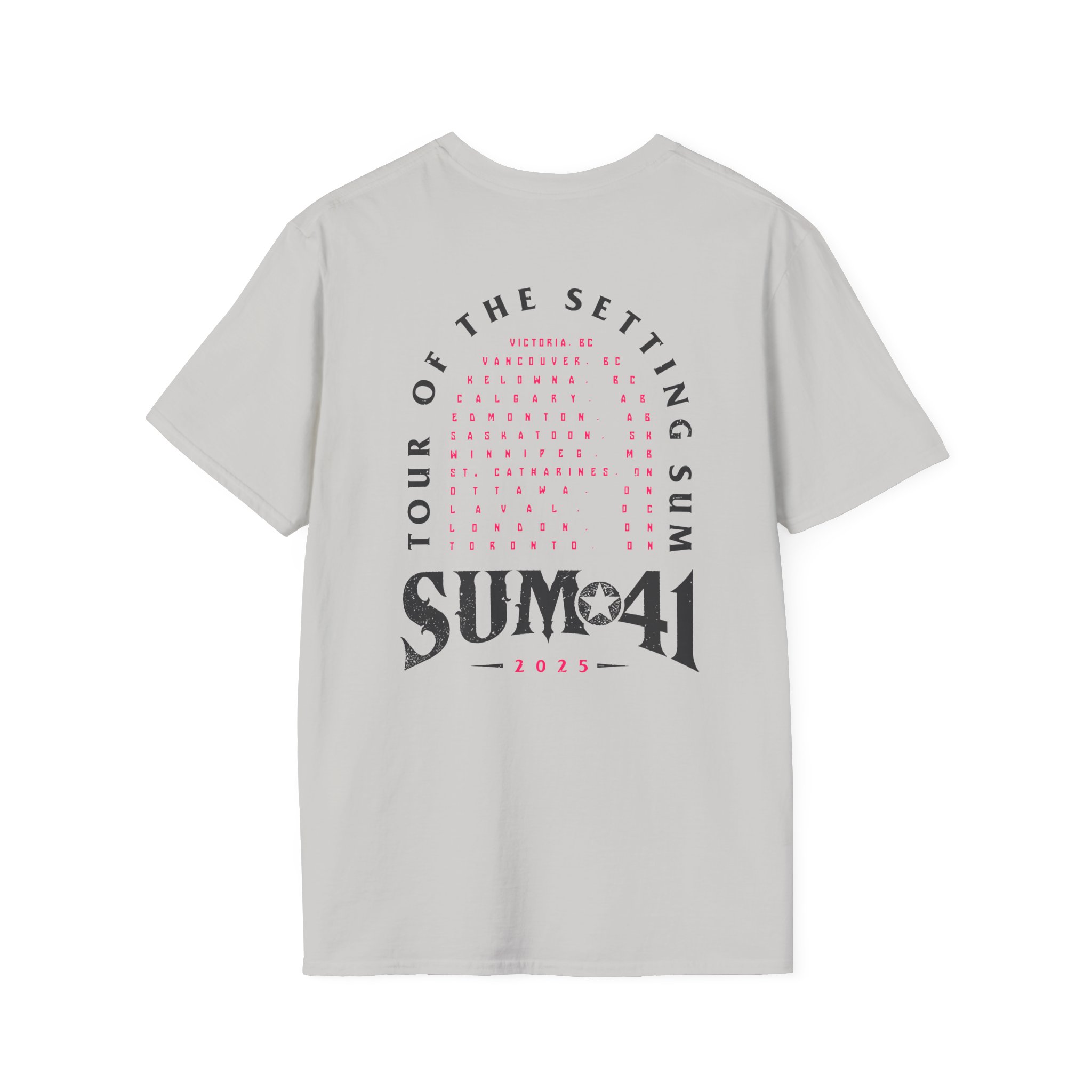 Sum 41 Tour of the Setting Sum Unisex Softstyle T-Shirt