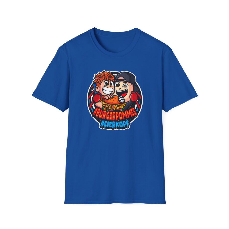 Burger Pommes eierkopf Unisex Softstyle T-Shirt