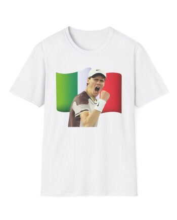 Jannik Sinner Italian Tennis Star Fan Unisex Softstyle T-Shirt