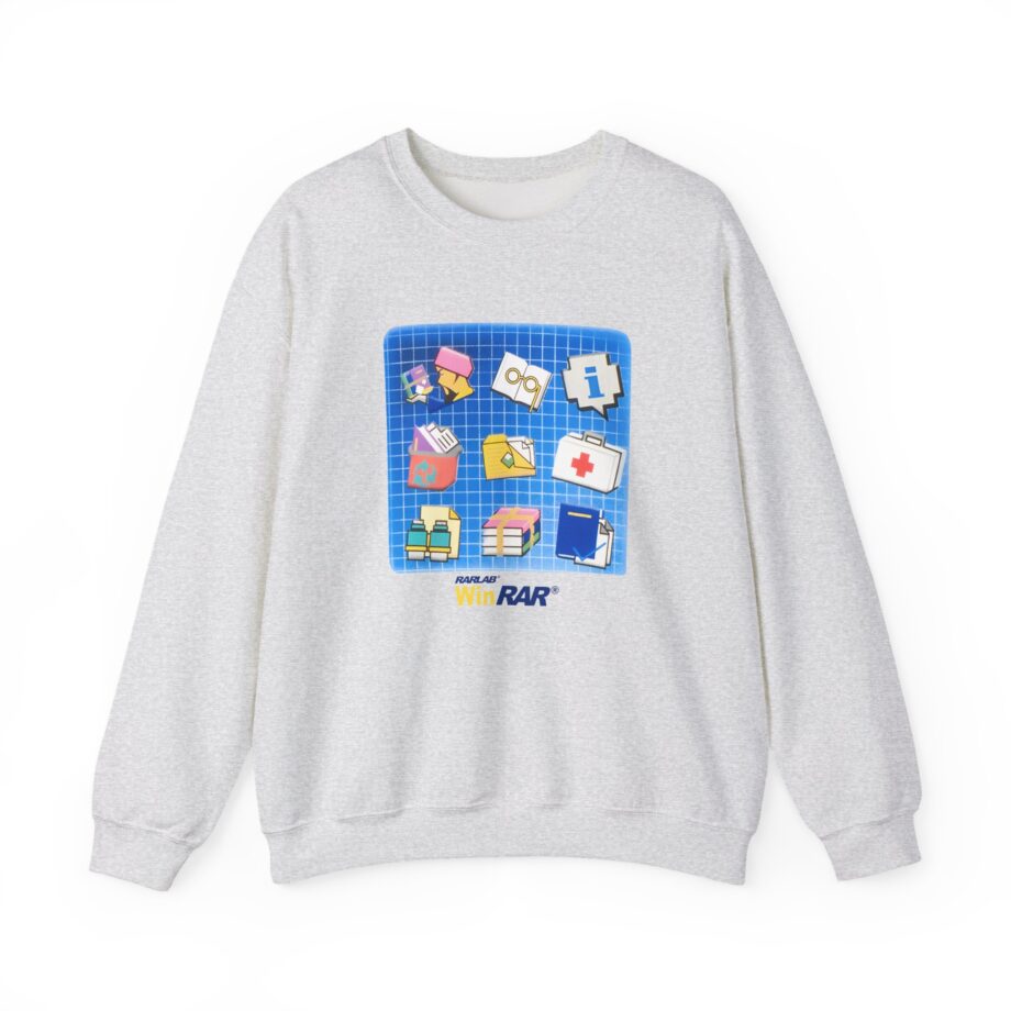 Winrar Software Update Unisex Heavy Blend™ Crewneck Sweatshirt