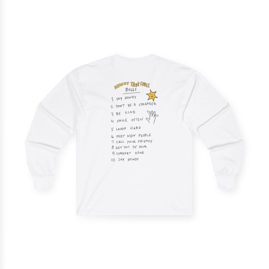 Ryan Trahan Howdy Task Force Unisex Ultra Cotton Long Sleeve Tee