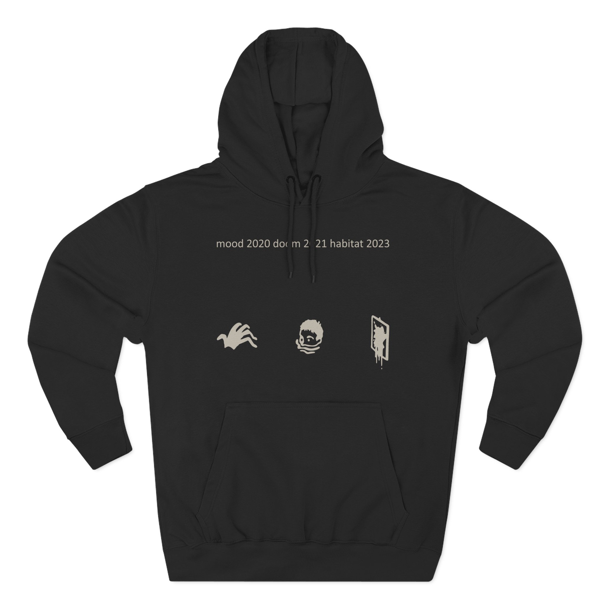 Nayt Three-Panel Fleece Hoodie