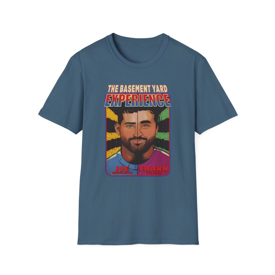 Split Face Basement Yard Experience Unisex Softstyle T-Shirt